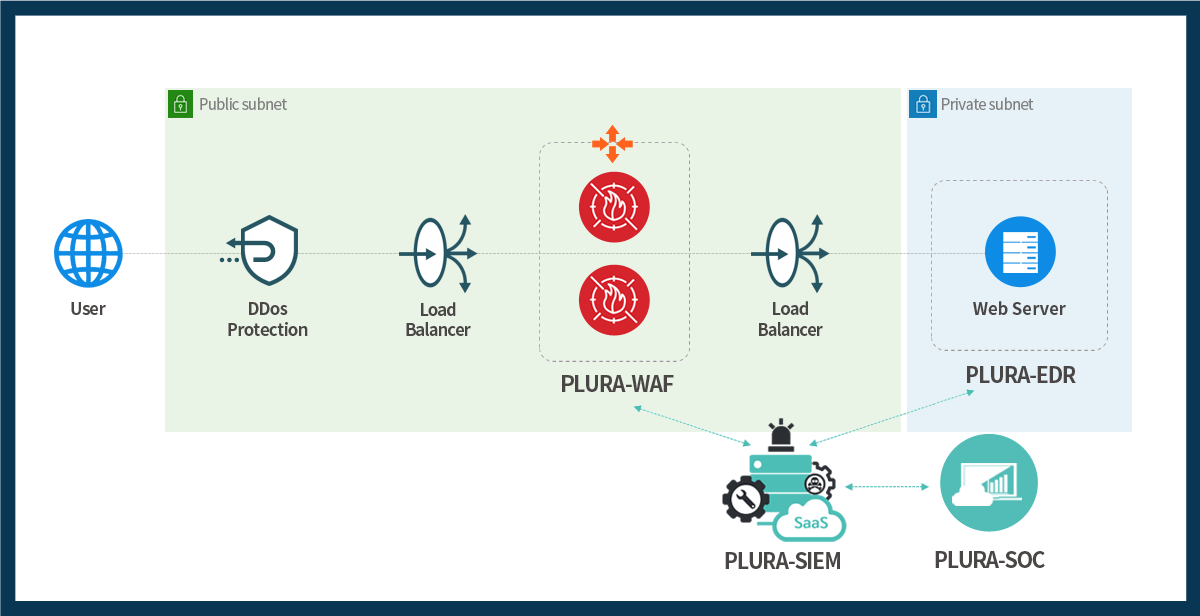 PLURA-XDR 아키텍처 다이어그램